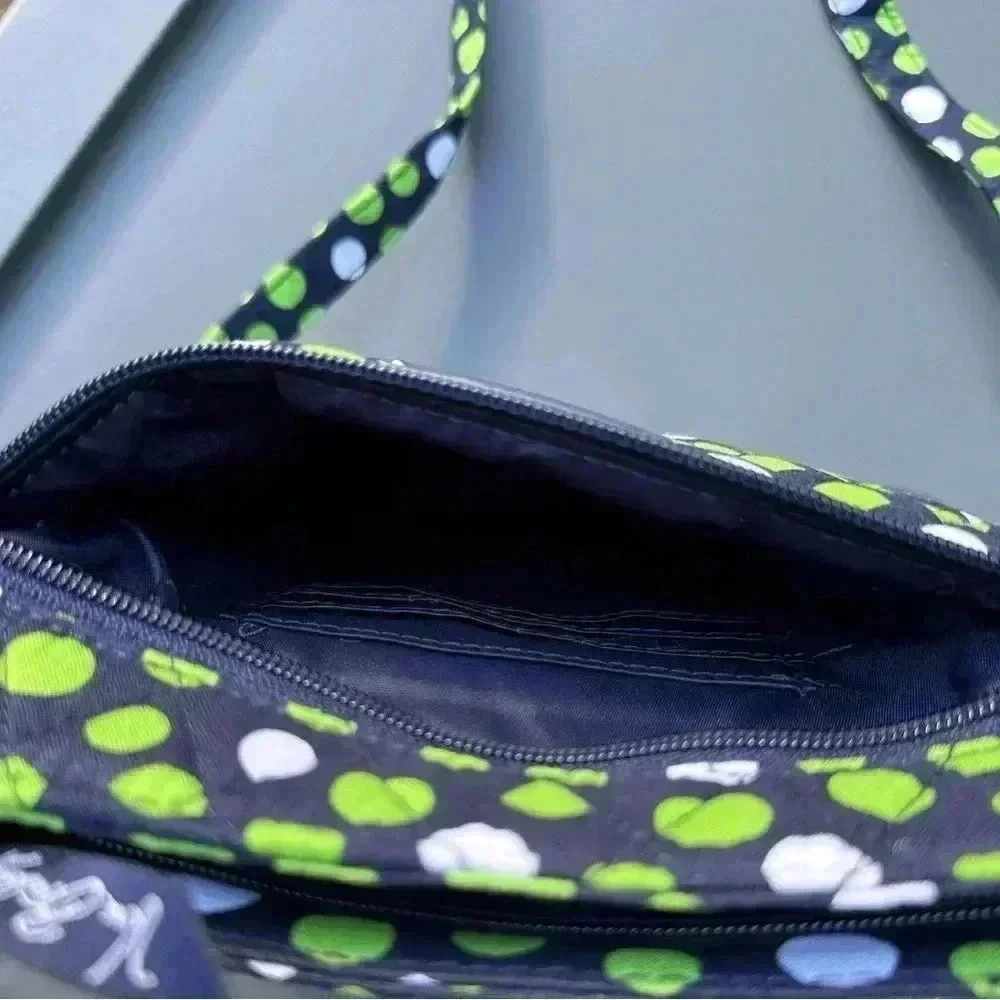 Vera Bradley Petite Double Zip Hipster Crossbody NWT Lucky Dots